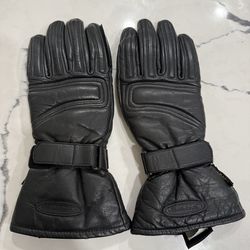 Harley Davidson women Gauntlet Leather Gloves