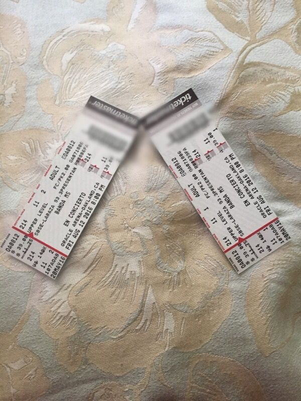 Banda MS tickets for August 12 at Oracle Arena