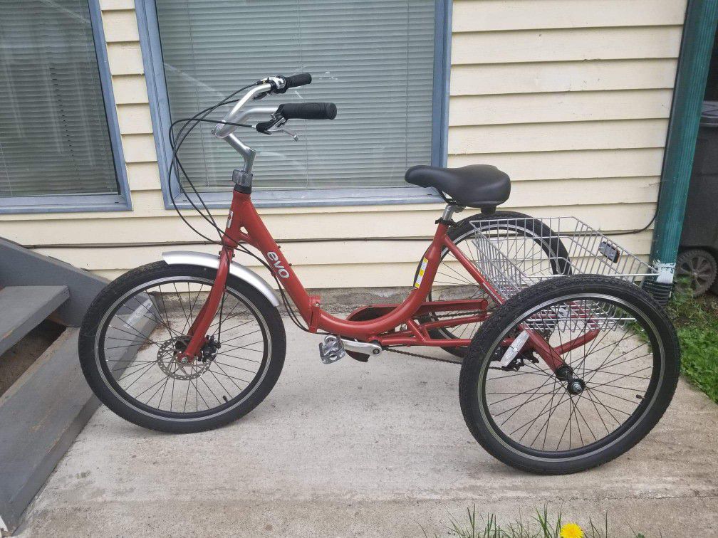 Evo Bikes, Latitude 8, Adult tricycle, Red 400.00 or best offer