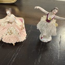 Antique Figurines {$10 for Both} 