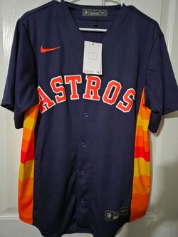 Houston Astros M Alternate Jersey $125 Retail