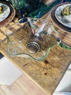 Scalloped Glass Bowl