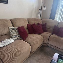 Sectional couch no pets