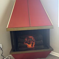 Mid Century Fireplace