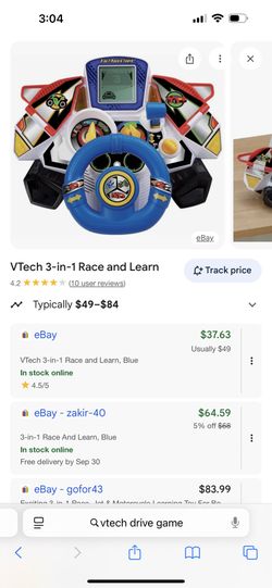 Vtech 3 In 1 Race N Learn 