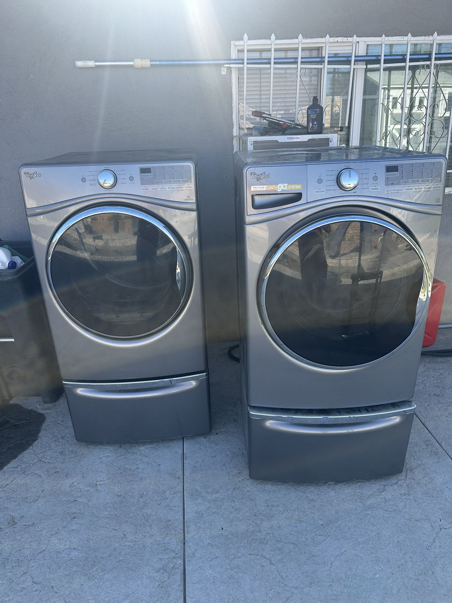 Washer And Gas Dryer.