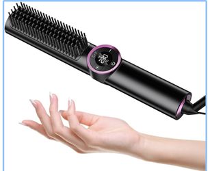 Hair Straightening with LED Display & Dual Voltage, Deep Black