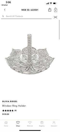 Olivia Riegel Windsor Ring Holder 