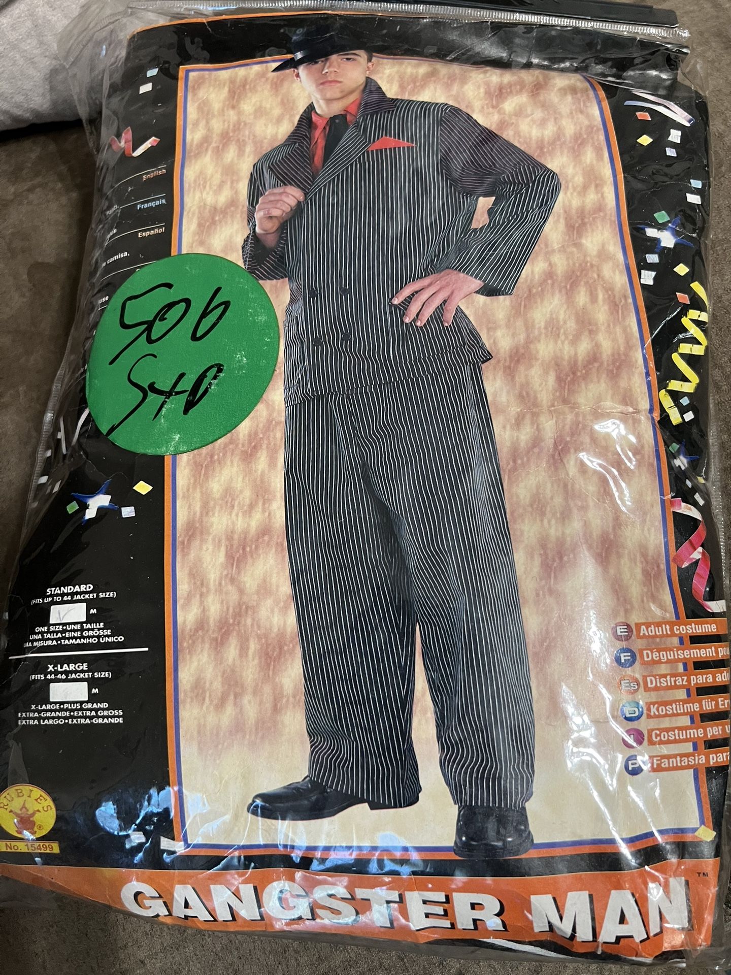 Gangster Man Costume Adult