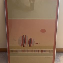1970s Max Hayslette Signed Framed Serigraph 92/275