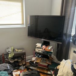 Sharp Aquos 46” With Glass Console For Sale