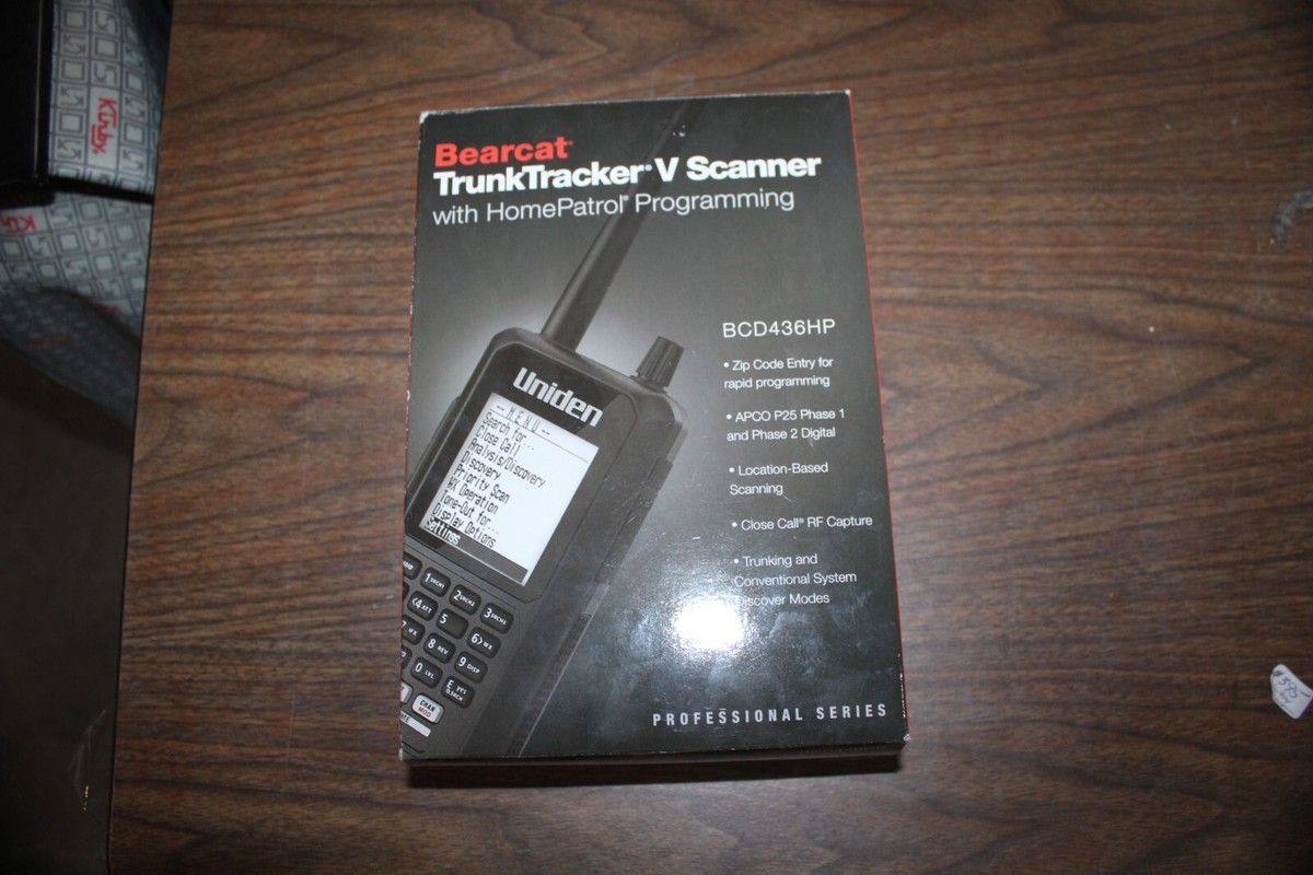 Uniden Bcd436 Police Scanner. Phase 1 And 2 New In Box