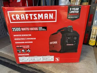 Craftsman Inverter Generator 2500 Watts New