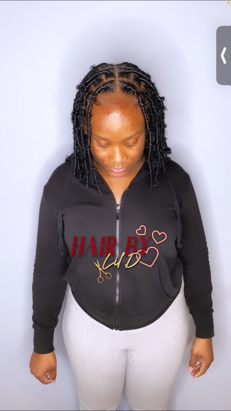 distressed 🦋 locs hair included