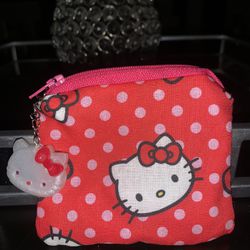 Brand New Hello kitty Coin Purse With Charm- Citrus Heights