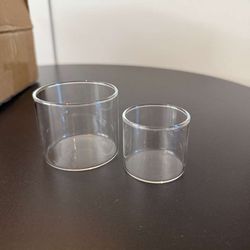 Mini glass candle holders