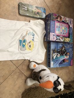 Frozen books and dolls, Paw Patrol doll, lights, containers