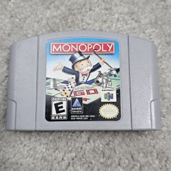 Monopoly Nintendo 64 Game 
