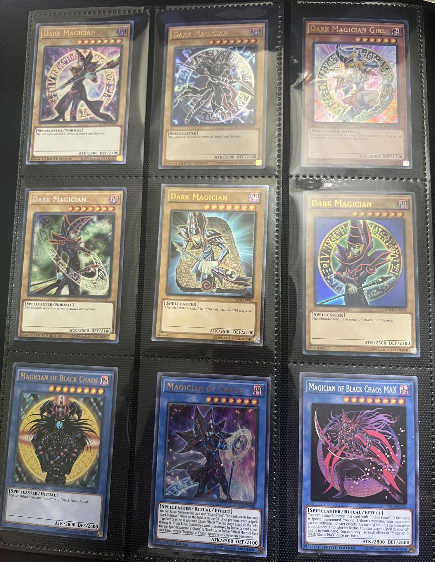 LIST OF CARDS 1