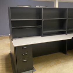 Desk With Shelf