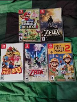 Nintendo switch games, $45