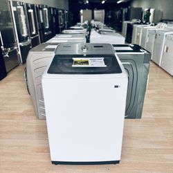 Brand-New Samsung Washer 5.1 cu. ft. Smart Top Load with ActiveWave Agitator WA51DG5505AW