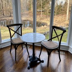 Marble Bistro Table And Chairs 