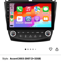 Honda accord car stereo