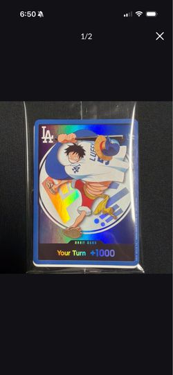 2026 One Piece x Dodgers night Monkey D Luffy Promo