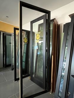 Black Modern Door 39x107”1/2