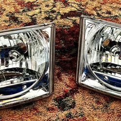 97 THRU 03 FORD F-150/EXPEDITION  CRYSTAL CLEAR HEADLIGHT LENSES 