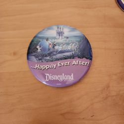 Authentic Disneyland Happily Ever After Button