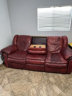 3pc Couch Real Thick Leather