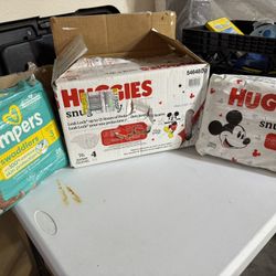 Size 3 And 4 Diapers 