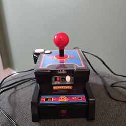 Ms Pac-Man Plug and Play Wireless TV Arcade 7 In 1 Game Namco Jakks Pacific 2004