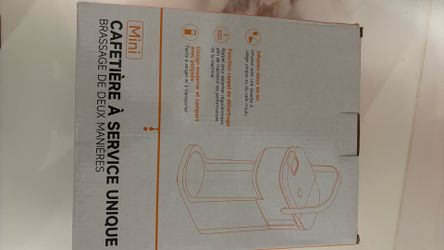 MINI SINGLE SERVE COFFEE MAKER