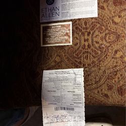 Ethen Allen love seat.