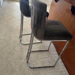 2 High Bar Stool Chairs