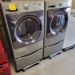 kenmore by Lg Steam Washer and Dryer. Excellent Conditions. 60-days warranty. #2137/2138
