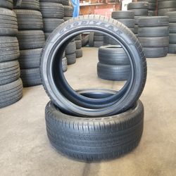 🔥 (2) 245 40 19 Goodyear Eagle All Season Runflat Tires 