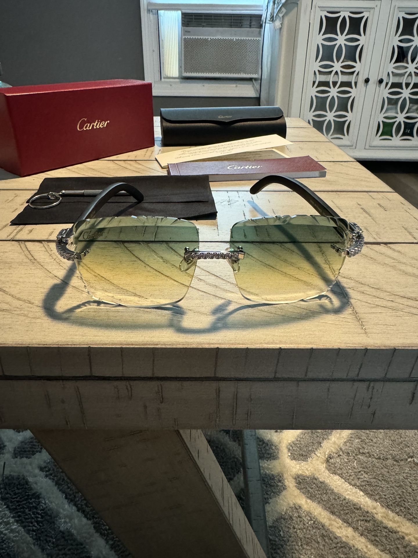 Cartier Buffalo Horn Sunglasses