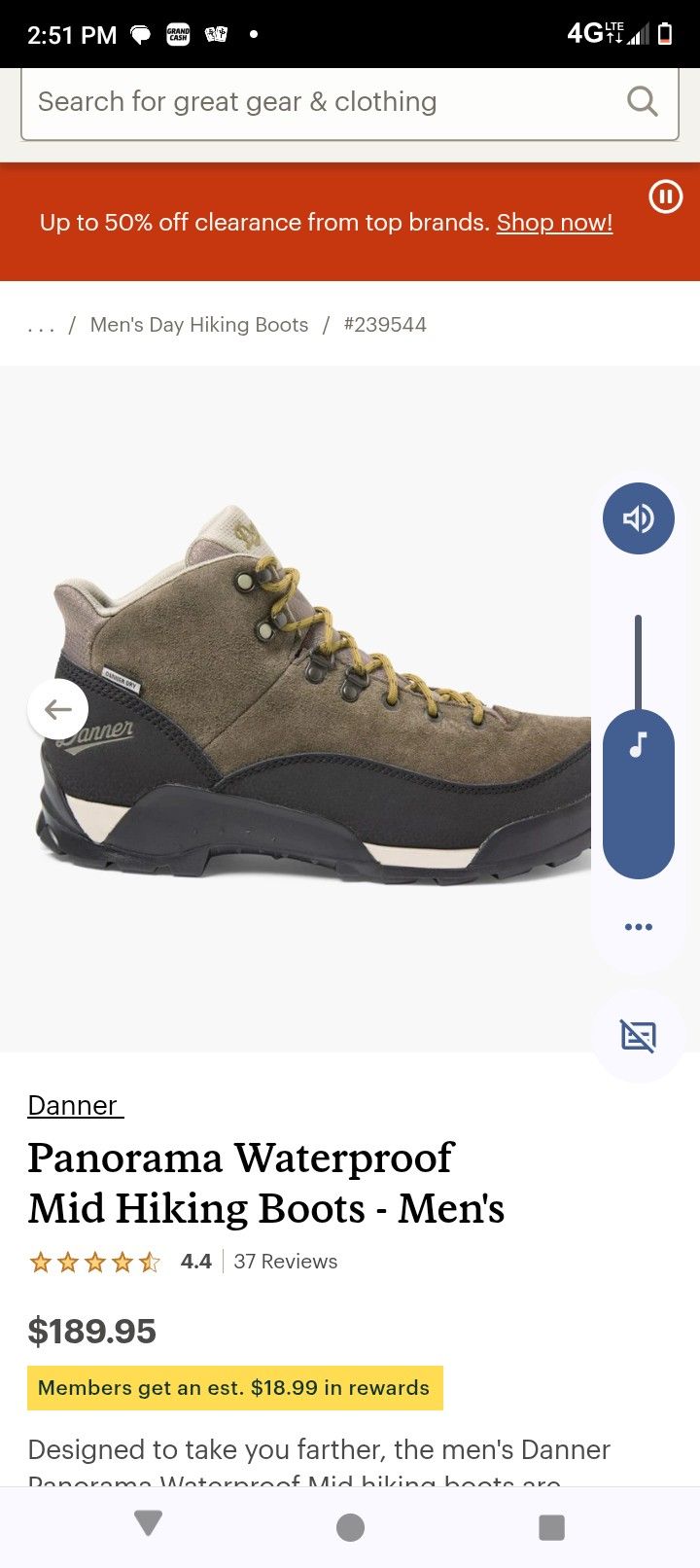 danner boots size 10 1/2 brand new never worn retail 190.00 asking .....