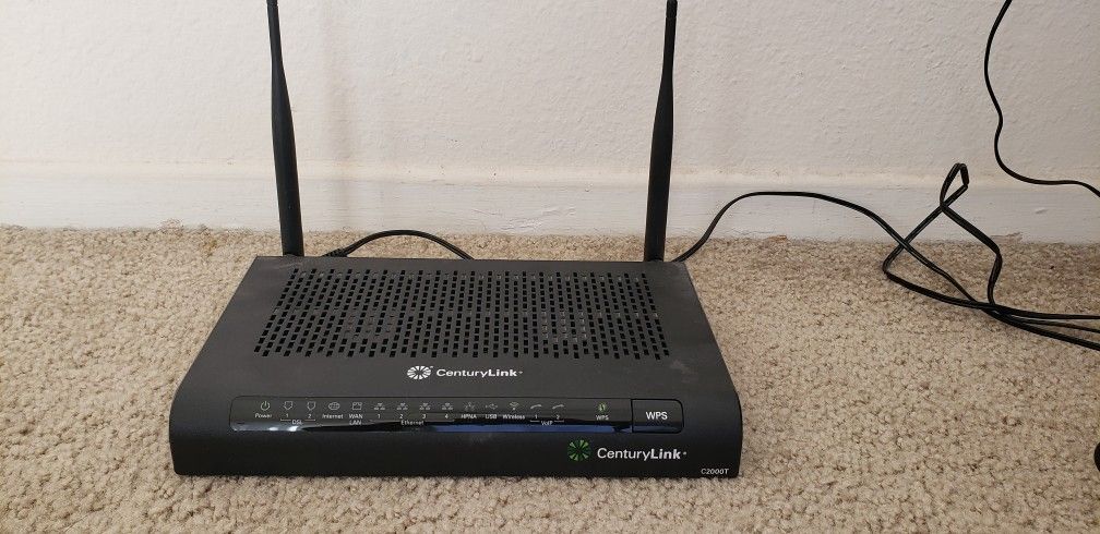 CenturyLink C2000T Wireless Modem With Wireless Router 