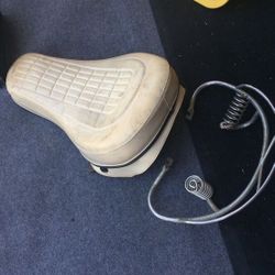 1965 Harley Davidson Panhead original seat and grab bar
