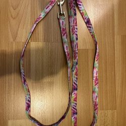 Top Paw Rainbow Tie Die Skinny Leash