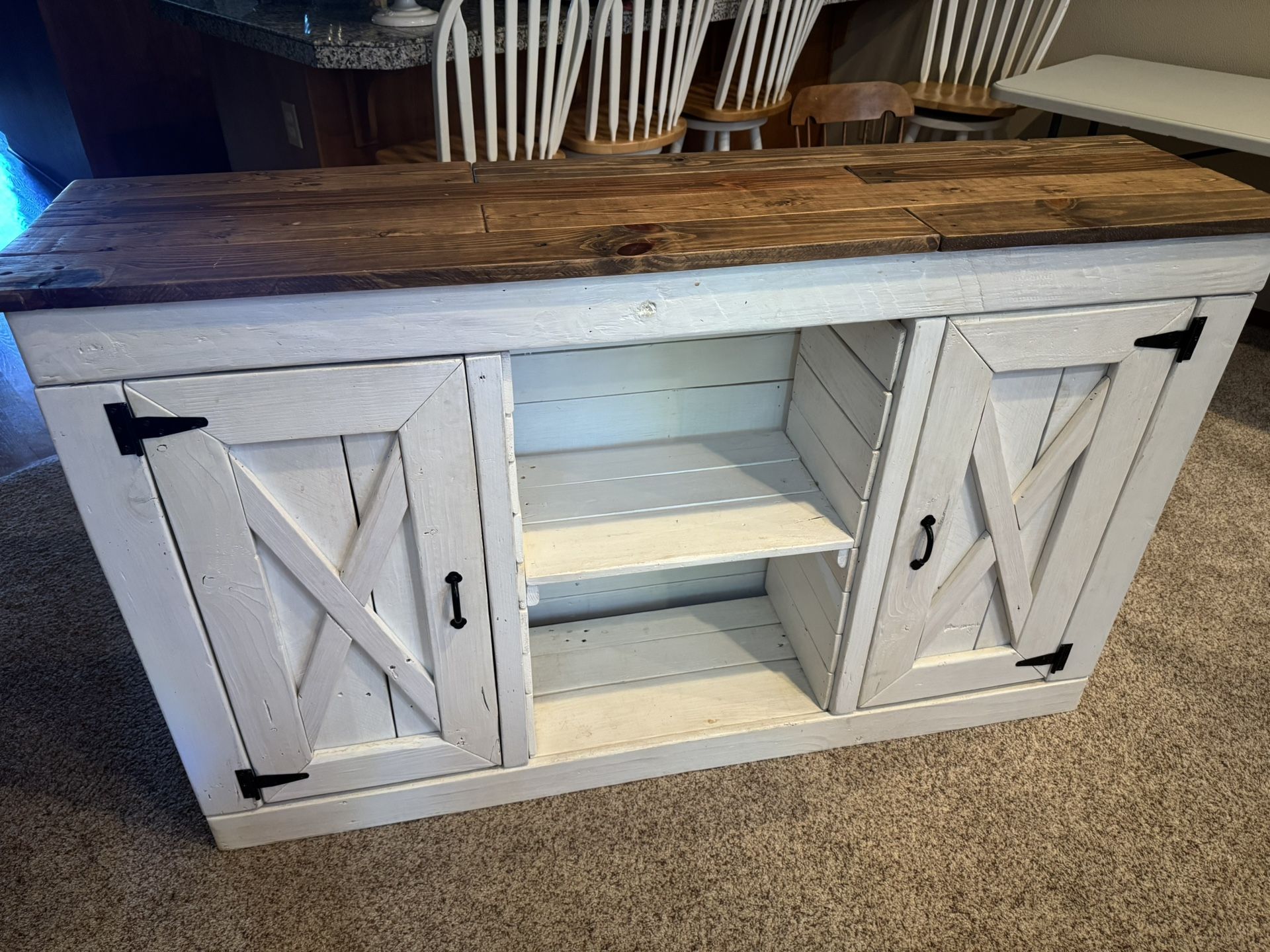 Wood Console Table