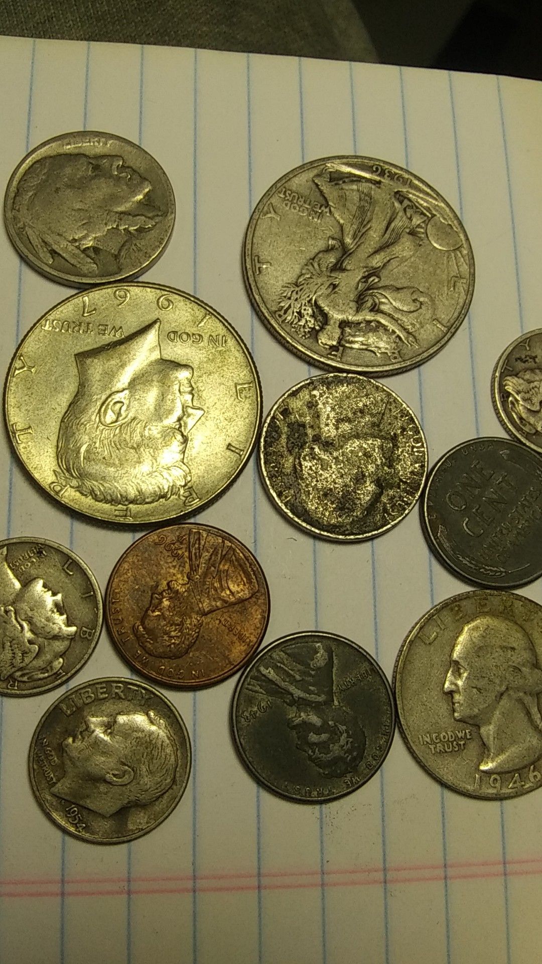 Old American coins even SILVER