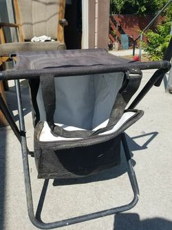 Black Ice chest chair