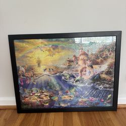 Disney’s The Little Mermaid Framed Puzzle (Art By Thomas Kincaid)