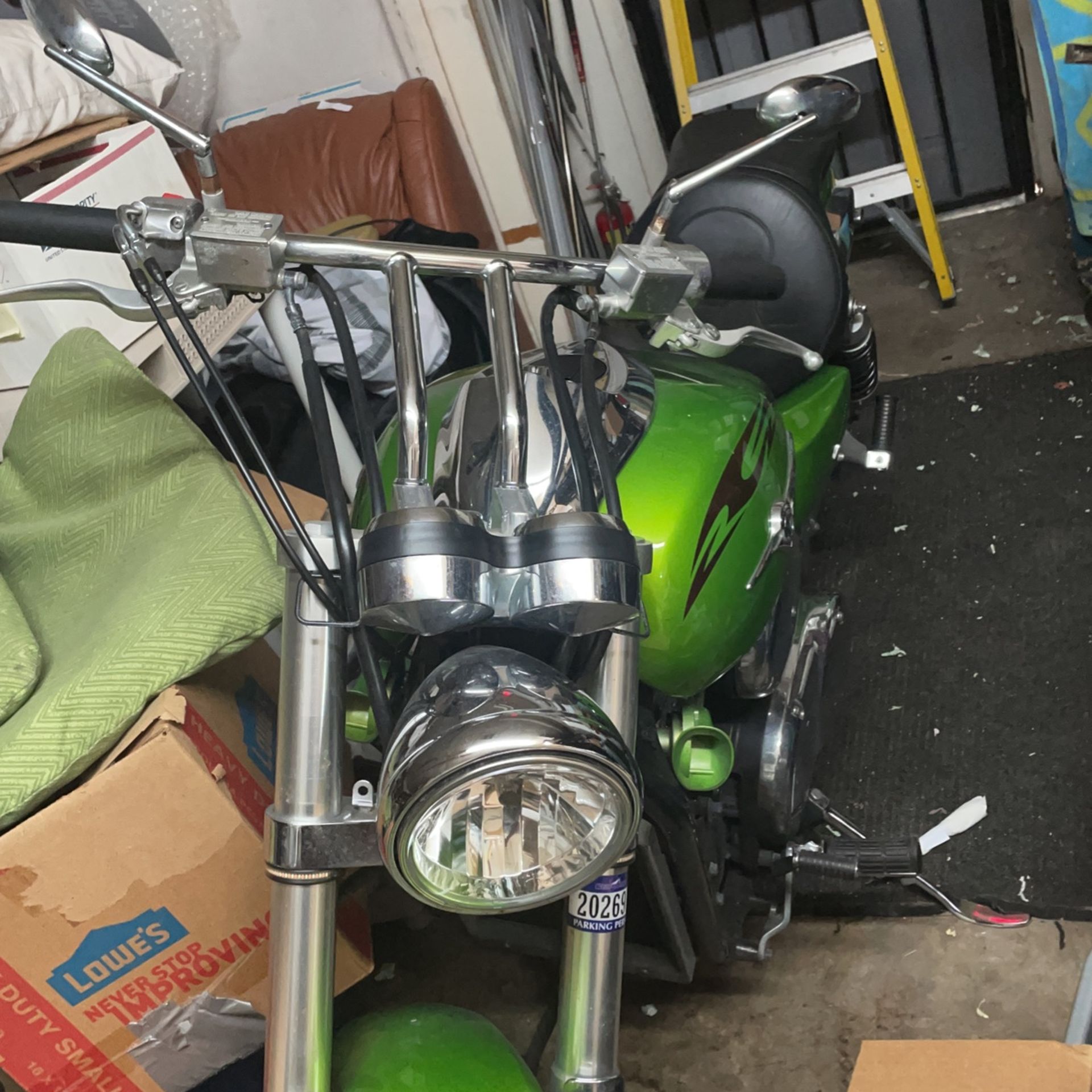 2004 KAWASAKI Vulcan 1600cc Green Mean Streak Motorcycle